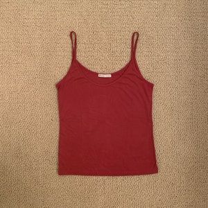 Zara pink rose spaghetti strap tank top